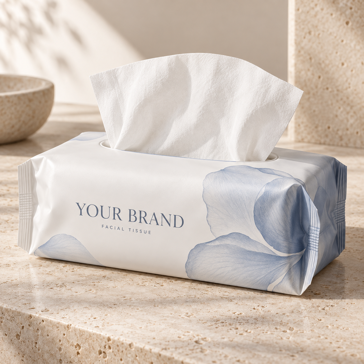 blue-rose — KI-Verpackungsentwurf · Kein echtes Produktfoto