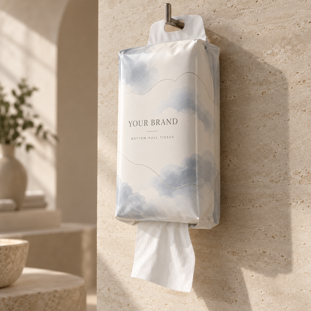 cloud-3610 — KI-Verpackungsentwurf · Kein echtes Produktfoto