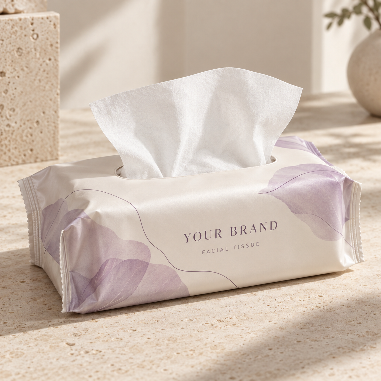 purple-rose — KI-Verpackungsentwurf · Kein echtes Produktfoto